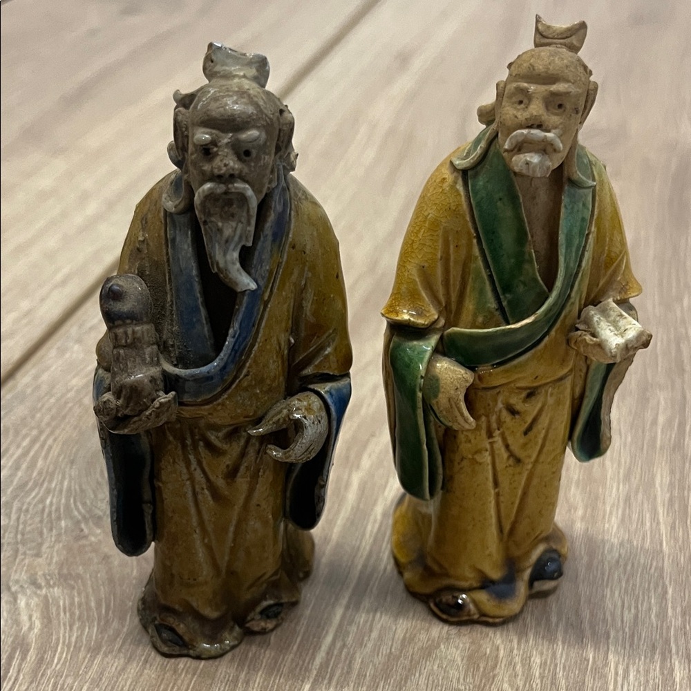 Vintage Ceramic Wise Men Figurines
